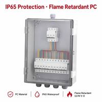 Caja de Distribución de Energía de la Serie PCG, Material de PC Impermeable para Exteriores, Nivel de Protección IP67