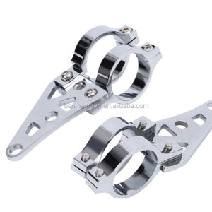 Soporte de Faro Delantero para Motocicleta <span class=keywords><strong>Cafe</strong></span> <span class=keywords><strong>Racer</strong></span>, Abrazadera Ajustable para Montaje en Horquilla de Motor - Product Image 6