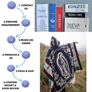 Châle <span class=keywords><strong>d</strong></span>'hiver fait à la main, <span class=keywords><strong>poncho</strong></span> en <span class=keywords><strong>alpaga</strong></span> Serape Vierge de Guadalupe, <span class=keywords><strong>poncho</strong></span> mexicain Vierge Marie, Notre-Dame de Guadalupe - Product Image 2