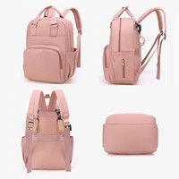 LOGO personnalisable nouvelle mode multi-fonction femmes sac à dos étanche bébé couche USB Portable momie sac à couches bébé sac à dos