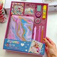 Kit de Journal Créatif DIY GF - Fournitures d'Artisanat, Cadeaux d'Anniversaire, Papeterie & Décoration de Scrapbook, Ensemble de Cadeaux de Papeterie pour Filles - Vente Chaude