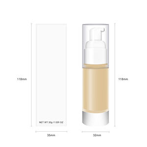 Base Cremosa de Cobertura Total de Longa Duração à Prova D'Água com Hidratante e Corretivo Marca Própria Qualidade OEM - Product Image 6