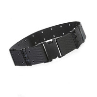 Ceinture tactique de sécurité pour hommes, en tissu, à dégagement rapide, avec boucle automatique, pour l'entraînement, la chasse, la randonnée et les sports