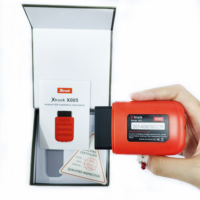 Lector de Códigos OBD para Camiones de Trabajo Pesado SHACMAN X TRUCK X005, Lectura de Códigos de Error, Flujo de Datos, Regeneración Forzada DPF-12V Rojo