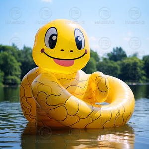 โมเดลงูเป่าลมรูปยักษ์รูปการ์ตูนน่ารักงูทะเลจำลองขนาดใหญ่สำหรับตกแต่งงานปาร์ตี้/โปรโมชั่น - Product Image 6