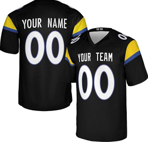 Factory Wholesale 2026 American Football Jersey Custom New Design Heat-Transfer Printed 100% Polyester Quick Dry Unisex Adult - Product Image 4