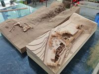 Modèle architectural 3D moderne en plastique ABS, miniature de construction urbaine et de villa, personnalisation possible