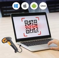 Escáner de Código de Barras Portátil para Puntos de Venta, Tarjetas de Membresía, Códigos QR, Programas de Fidelización de Clientes