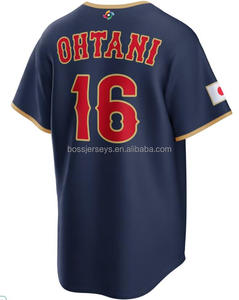 Camisetas Personalizadas del Clásico <span class=keywords><strong>Mundial</strong></span> de Béisbol 2026, Edición Japón, para Hombre, Bordadas # Uniforme de Béisbol Bordado de Ohtani Número 16 - Product Image 4