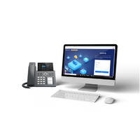 Grandstream GRP2634 Telefono IP Wi-Fi 6 a 8 Linee con Display LCD a Colori da 2,8 Pollici, Dual Gigabit PoE, Telefono VoIP da Ufficio Aziendale