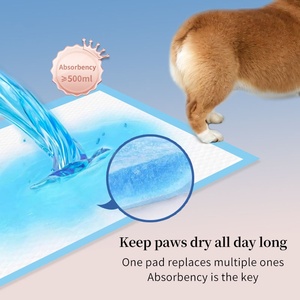 Source Factory Puppy <span class=keywords><strong>Housebreaking</strong></span> Pad 30x45cm Secado rápido Diseño compacto Uso en interiores Almohadilla desechable para orinar - Product Image 2