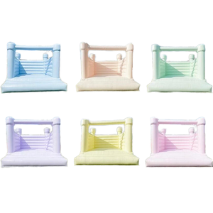 <span class=keywords><strong>Castillo</strong></span> Inflable Portátil de PVC Rosa de 4x3m <span class=keywords><strong>para</strong></span> Fiestas de <span class=keywords><strong>Cumpleaños</strong></span>, con Colores Pastel <span class=keywords><strong>para</strong></span> Uso en Interiores/Exteriores, Entrega Rápida - Product Image 1