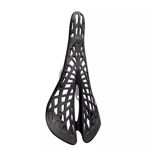 Sillín de <span class=keywords><strong>Bicicleta</strong></span> de Montaña RIDERACE, Súper Ligero, de Plástico, Diseño Ergonómico de Araña, Hueco, Transpirable, <span class=keywords><strong>Asiento</strong></span> de PVC, Pieza para <span class=keywords><strong>Bicicleta</strong></span> de Montaña - Product Image 2