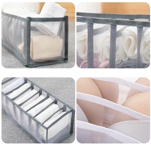 Organizzatore armadio pieghevole cassetto per la casa biancheria intima separata calzini scatola di immagazzinaggio con 6/7/11 griglie per la cucina dormitorio - Product Image 6