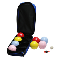 Les boules de pétanque enveloppées de huit boules colorées en nylon de sports de plein air sont disponibles pour la personnalisation