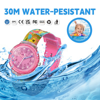 Montre pour enfants, montre à quartz Fée des fleurs pour filles, étanche, dessin animé, cadeau d'anniversaire, montre-bracelet pour enfants, OEM ODM