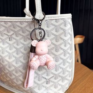 Bamboo Bear Keychain High-end Fashion Male Car Keychain Doll Exquisite Bag Ornaments Female Keychain Wholesale Christmas Gifts - Product Image 3