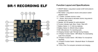Módulo de Grabación de Sonido BT Personalizado de Fábrica, Módulo de Grabación de Voz y Música DIY con Chip, Altavoz, Cable Tipo-C, Grabación Fácil