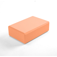 Bloc de yoga solide en mousse EVA avec logo personnalisé plat naturel