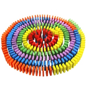 لعبة دومينو خشبية للأطفال, لعبة دومينو خشبية مُخصصة للأطفال ، لعب دومينو ملونة ، لعبة خشبية للبيع بالجملة - Product Image 4