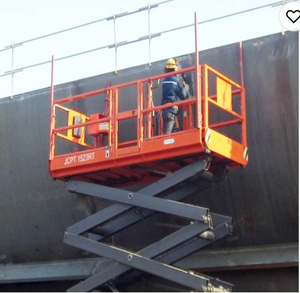 Plateforme à ciseaux diesel JCPT1523RTB de 13 m orientée vers l'application <span class=keywords><strong>pour</strong></span> la rénovation de bâtiments et les travaux d'installation extérieure - Product Image 4