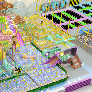 Nouvelle conception d'équipement de jeu souple commercial personnalisé, ensemble de jeux d'intérieur avec toboggan, piscine à balles, jeux pour enfants, école, centre commercial, sport et loisirs - Product Image 5