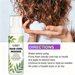 <span class=keywords><strong>Mousse</strong></span> coiffante hydratante et brillante à tenue forte, naturelle, pour boucles, marque privée, best-seller - Product Image 6