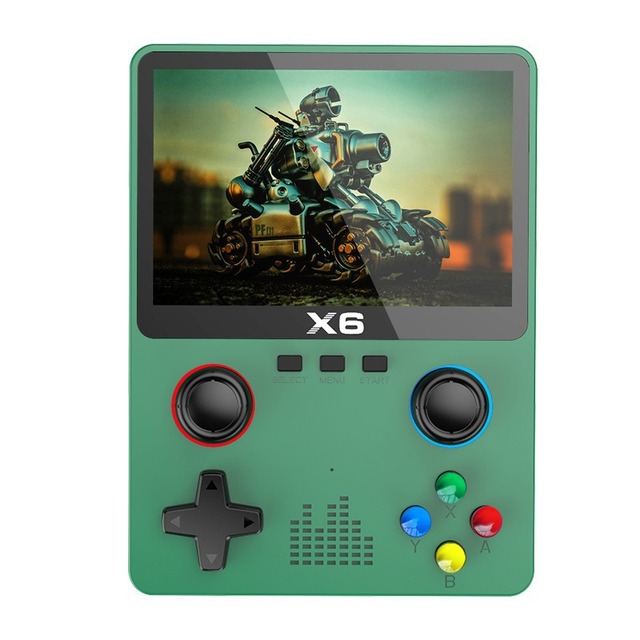 X6 Handheld Game Console Portable Game Console Video Gaming Devices Player 6000+ for Kids Toys Gift