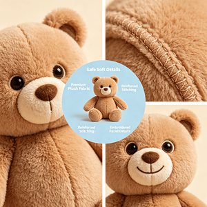 Juguete de Peluche Suave Bordado con Función de Canto y Voz, Regalo Educativo <span class=keywords><strong>para</strong></span> Niños Pequeños - Product Image 2