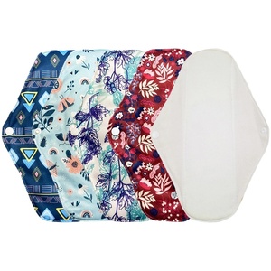 Nuevas Toallas Sanitarias Lavables de Microfibra Tamaño M, Impermeables y Anti-Fugas, 260mm, para el Cuidado Menstrual Femenino - Product Image 1
