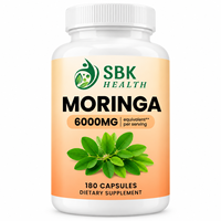 Capsules de Moringa de haute qualité, mélange de Moringa Oleifera, soutiennent le système immunitaire et la santé digestive, feuilles de Moringa Oleifera.