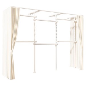 <span class=keywords><strong>Porte</strong></span>-vêtements multifonctionnel en métal à double niveau, pliable, minimaliste et moderne, pour usage domestique, type sur pied, applicable à la cuisine et à la <span class=keywords><strong>salle</strong></span> <span class=keywords><strong>de</strong></span> <span class=keywords><strong>bain</strong></span> - Product Image 3