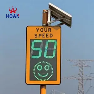 Avertissement de route trafic Wifi réseau aluminium 3 chiffres moniteur retour dynamique détecteur de voiture solaire Led Radar vitesse signe avec caméra