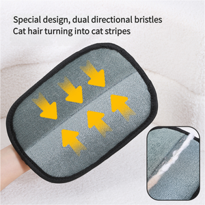 Enhanced <b>Pet</b> Care Gloves - Hair Removal <b>Brushes</b> for Cats and Dogs - Professional Hair Removal Gloves for Long and Short Hair - Product Image 4