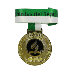 Medalla esmaltada de arcoíris en aerosol, evento de maratón personalizado que brilla en la oscuridad, fútbol, triatlón, eventos, Media Maratón - Product Image 2