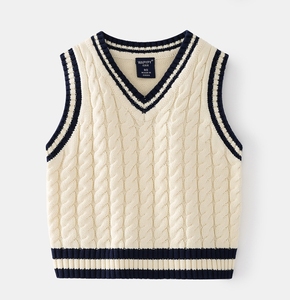 Garçon pull <span class=keywords><strong>gilet</strong></span> bébé pull 2024 nouveau printemps et automne enfants pull <span class=keywords><strong>petit</strong></span> bébé garçon couleur unie <span class=keywords><strong>gilet</strong></span> - Product Image 2