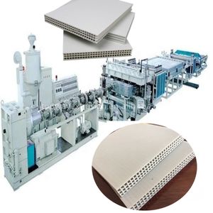 Plástico PP Construcción hueca Encofrado Plantilla de construcción Tablero que hace la máquina Fabricación de maquinaria de extrusión de plástico - Product Image 1