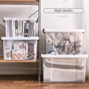 Nuevo estilo Aufbewahrungsbox Mit Deckel Ropa móvil Caja de almacenamiento de ropa Contenedores <span class=keywords><strong>para</strong></span> sala de estar - Product Image 1