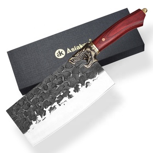 Juego <span class=keywords><strong>de</strong></span> Cuchillos <span class=keywords><strong>de</strong></span> Cocina AsiaKey <span class=keywords><strong>de</strong></span> 8 Pulgadas, Forjados <span class=keywords><strong>a</strong></span> Mano, con Mango <span class=keywords><strong>de</strong></span> Madera <span class=keywords><strong>de</strong></span> Palisandro, Acero Inoxidable Ecológico, Diseño <span class=keywords><strong>de</strong></span> Tigre - Product Image 6