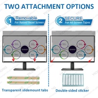 Protection d'écran de confidentialité de haute qualité, filtre anti-espion amovible, filtre anti-reflets pour ordinateur de bureau, filtre de confidentialité pour DELL 22 pouces 16:9