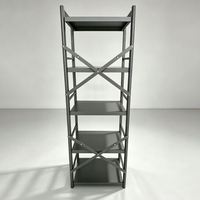 Étagère de rangement multifonctionnelle en acier au carbone de style minimaliste, à poser au sol, pour la cuisine