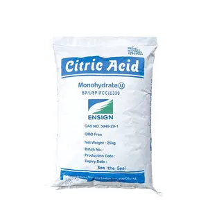 Meilleur fournisseur d'acide citrique anhydre et de monohydrate d'acide citrique bp93