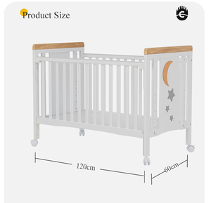 CLAF BEBE Uniquement B2B Lits bébé multifonctionnels en bois <span class=keywords><strong>de</strong></span> pin réglables en hauteur - Product Image 2