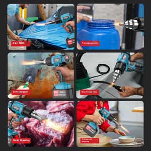 <span class=keywords><strong>Pistolet</strong></span> à <span class=keywords><strong>air</strong></span> <span class=keywords><strong>chaud</strong></span> électrique <span class=keywords><strong>sans</strong></span> <span class=keywords><strong>fil</strong></span> rechargeable de 2000W avec réglage de la température pour la cuisson de films de voiture <span class=keywords><strong>Pistolet</strong></span> de cuisson à <span class=keywords><strong>chaud</strong></span> à batterie au lithium - Product Image 3