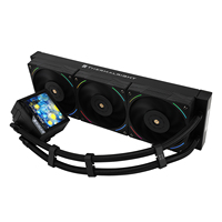 CPU thermique droit refroidisseur d'eau Frozen Prism 360 NOIR ARGB écrans LCD liquide refroidisseur de processeur refroidisseur d'eau