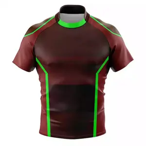 工厂价格批发定制完全升华OEM设计您自己的橄榄球衬衫polo衫