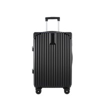 Valise de voyage ABS style vintage 20/24, petite, à roulettes universelles, étanche, durable, antivol, réduisant la charge