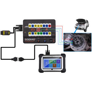 GODIAG GT100 PLUS <span class=keywords><strong>GPT</strong></span> <span class=keywords><strong>AUTO</strong></span> TOOLS 24V-12V OBD II ตัวเชื่อมต่อ ECU - Product Image 4