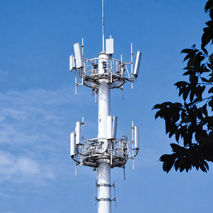 Torre Antenna a Microonde in Acciaio Angolare Zincato da 60 M con 4 Gambe per Radio <span class=keywords><strong>Internet</strong></span>, Segnale Wi-Fi e Apparecchiature di Comunicazione Telecom - Product Image 1