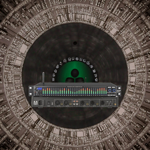 معادل صوت رقمي من AOFO مع شاشة عرض للصوت والقيمة، تصميم فريد للتحكم الاحترافي بالصوت في الاستوديو والاستخدام المباشر - Product Image 3